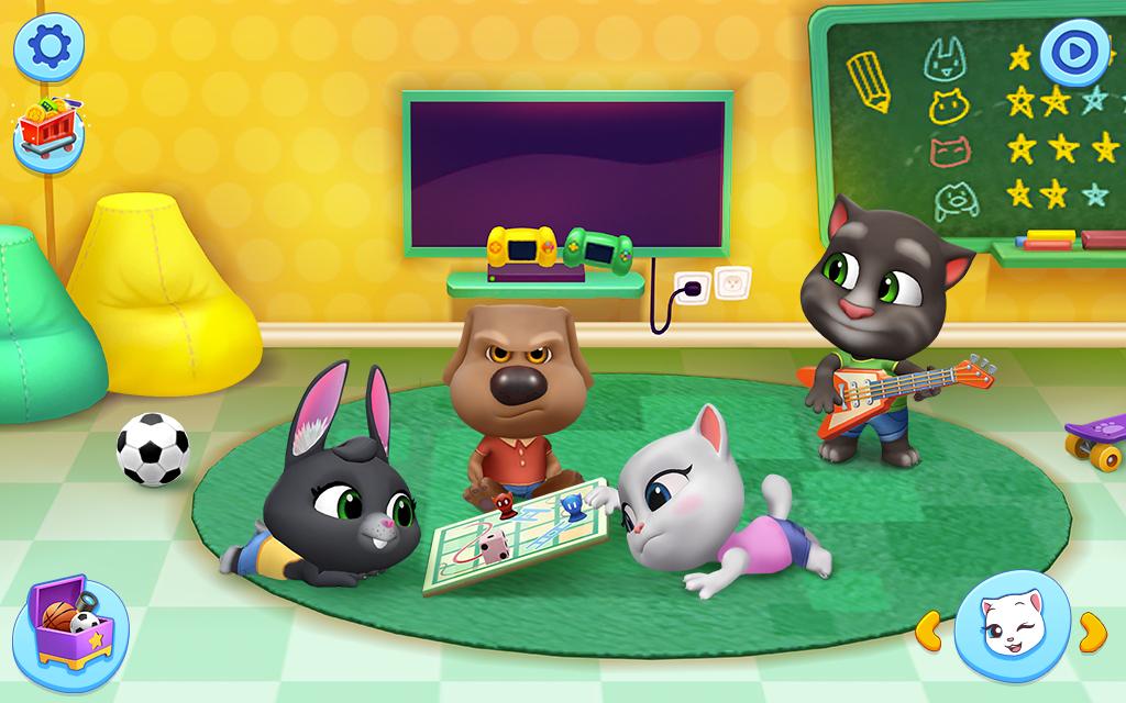 talking tom and friends video
