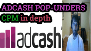 adcash CPM pop-under